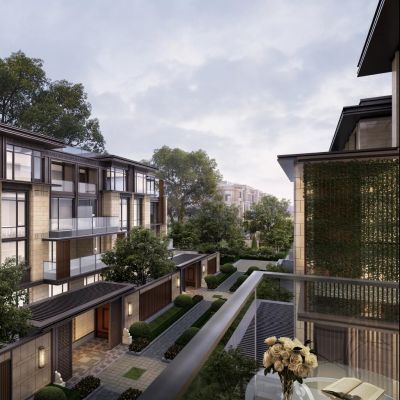 绿城上海朱家角一号新亚洲联排别墅售楼处GOA