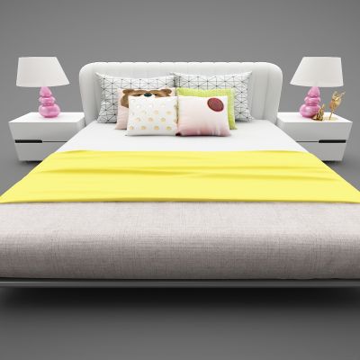 现代风格床具