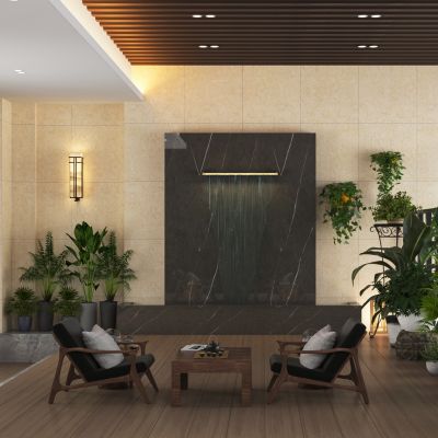 现代阳台空中花园