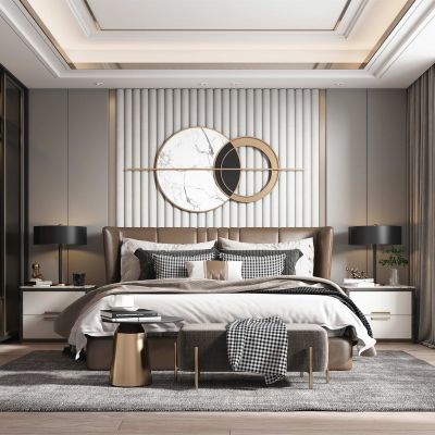 现代卧室