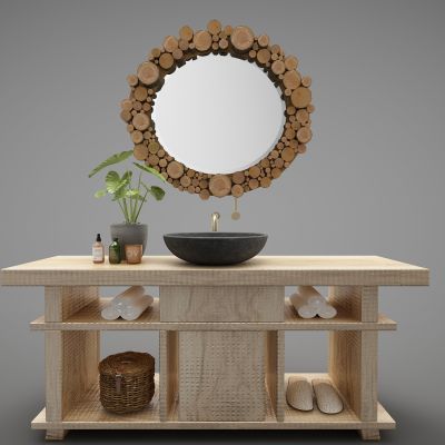 现代风格洗手台