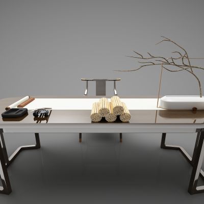 新中式风格书桌