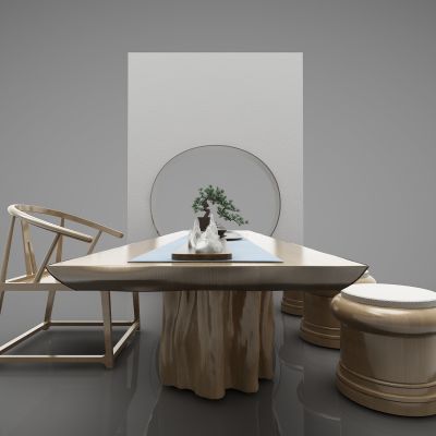 新中式风格茶桌