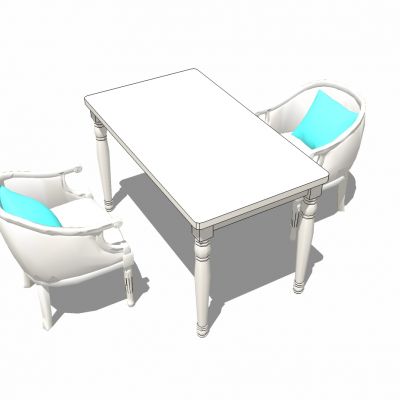 现代风格家具 餐桌椅 书桌