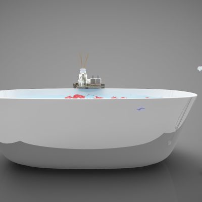 现代风格浴缸