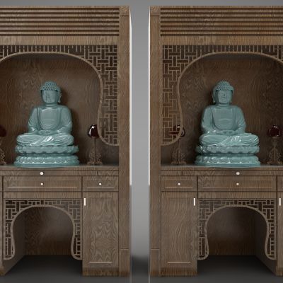 新中式风格神柜