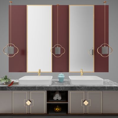 现代风格洗手台