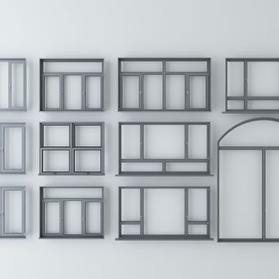 现代窗户