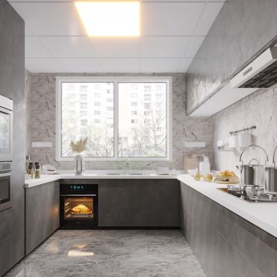 现代简约轻奢风格厨房