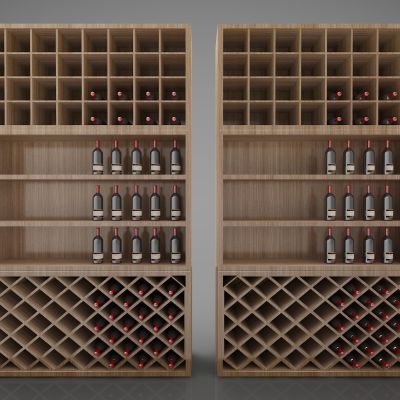 现代风格酒柜