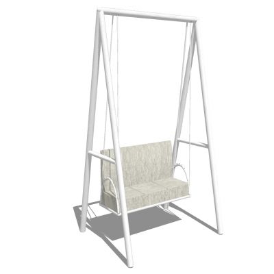 现代风格秋千椅 小品