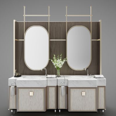 现代风格洗手台