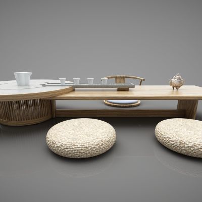 新中式风格茶桌