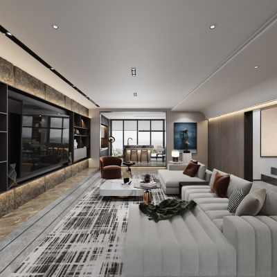 现代客餐厅门厅