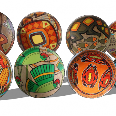 陶瓷花瓶陶罐SU模型