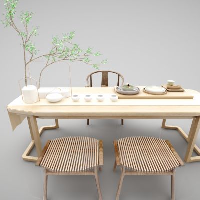 新中式风格茶桌