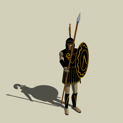 游戏人物SU模型