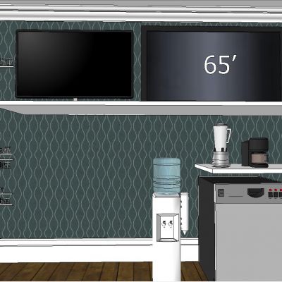 现代家具软装电器SU模型