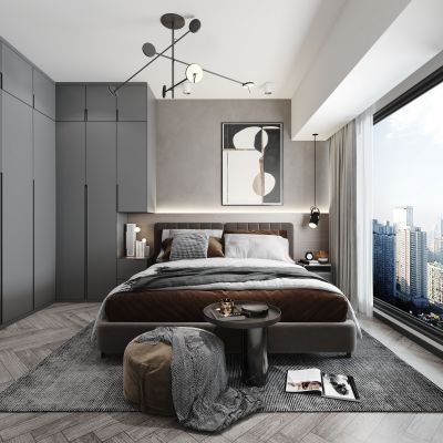 现代卧室