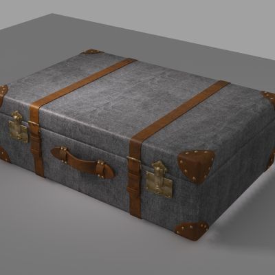 复古皮箱