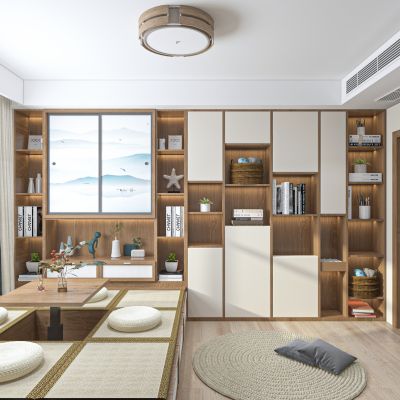 日式榻榻米卧室