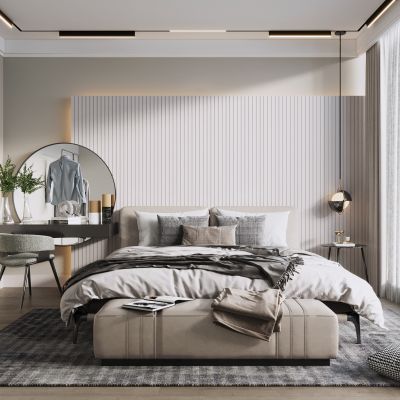 现代卧室
