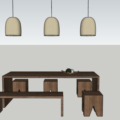 现代风格时尚餐桌组合