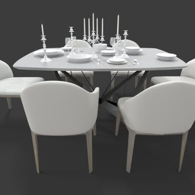 现代风格餐桌