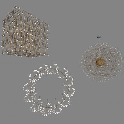 现代时尚吊灯组合