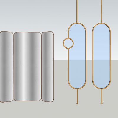 精品服装店试衣镜