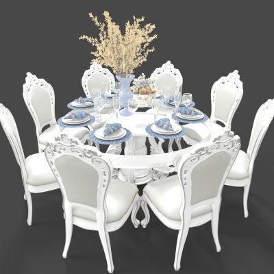 欧式风格餐桌