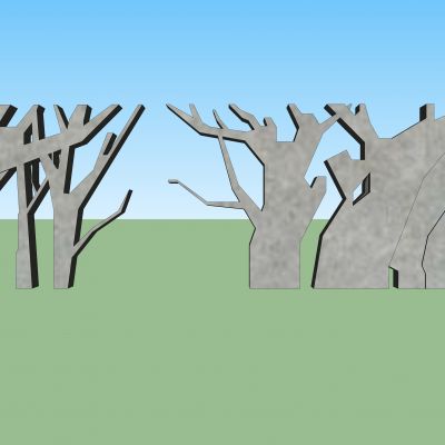 现代时尚装饰树造型