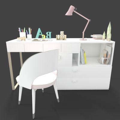 现代风格书桌
