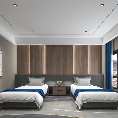 现代酒店客房