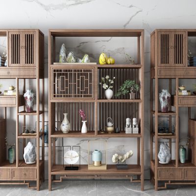 新中式博古架