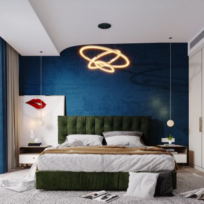 现代简约北欧轻奢风格卧室