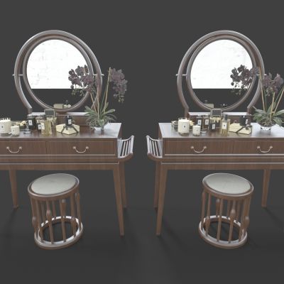 现代风格梳妆柜