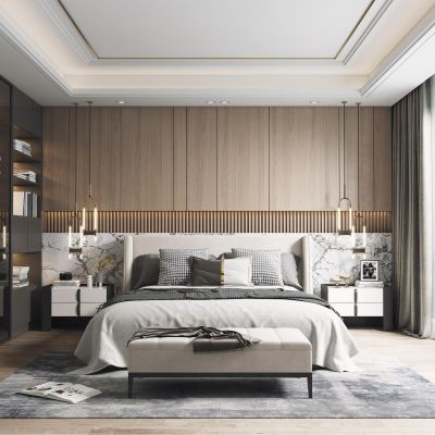 现代卧室