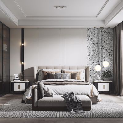 现代卧室