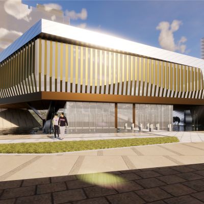 苏州海胥澜庭售楼处方案现代