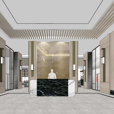 新中式／售楼中心室内设计