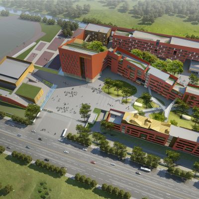 宁波万里学校中鼎建筑