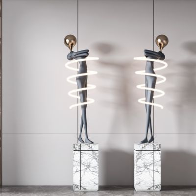 现代雕塑饰品摆件下载