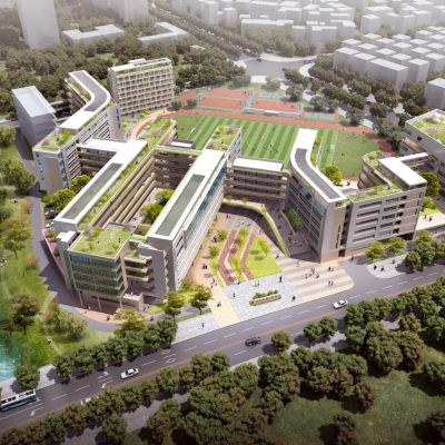 深圳坪山新区新合路学校项目设计深圳中机