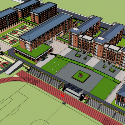 长沙高新区金南中学建设项目中标方案