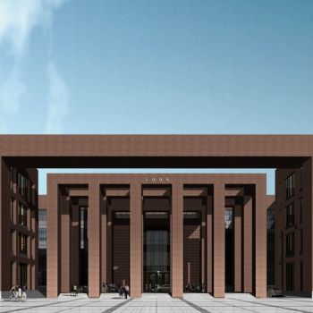 天津大学新校区行政管理中心红砖天大荆子洋