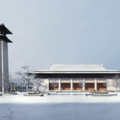 太和县第一中学河西校区中式汉唐西南院