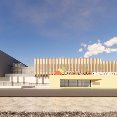 任家渡幼儿园渲染调