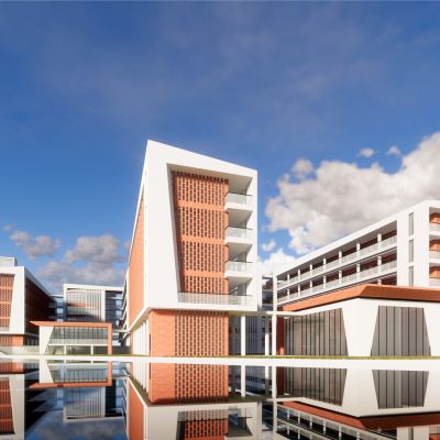 学校设计模型推敲