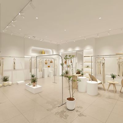 侘寂风服装女装店